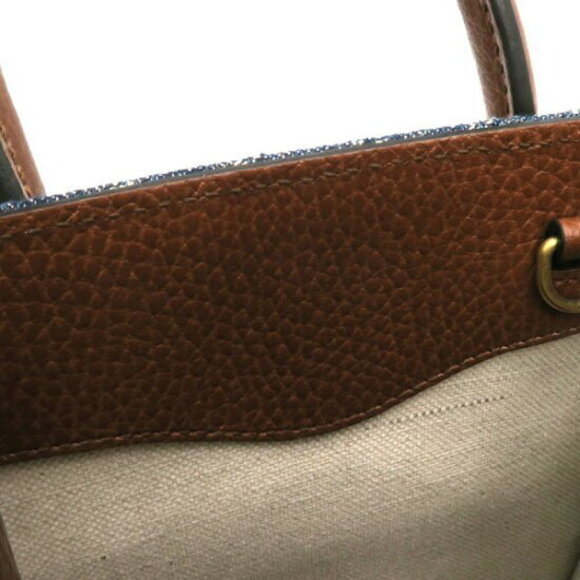 Gucci Interlocking GG Tote Bag blue denim - Picture 6 of 8